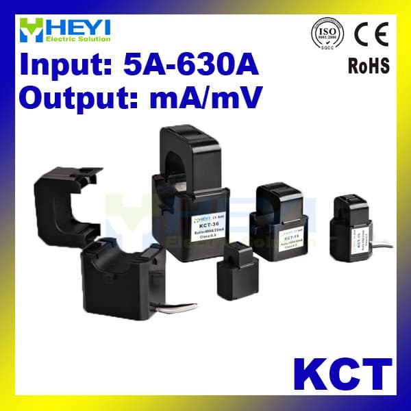 HEYI mini CTs KCT 5A _ 600A split core current transformer